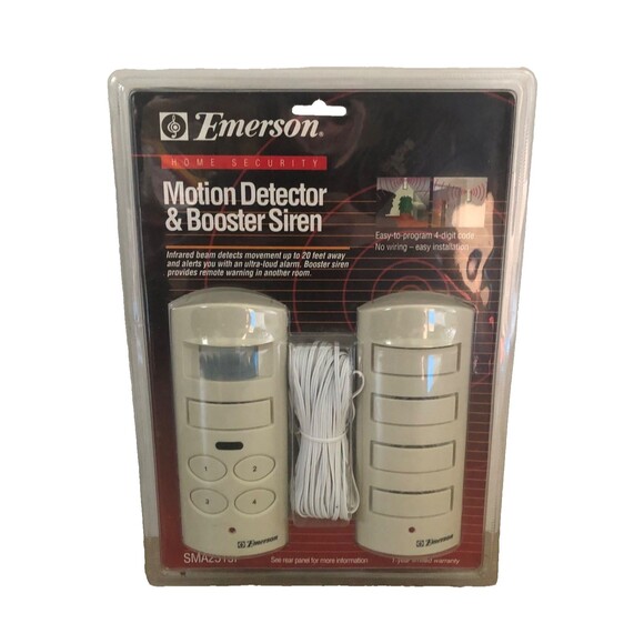 Emerson Motion Detector & Booster Siren NEW SEALED SMA2515P Home Security System - Picture 1 of 4